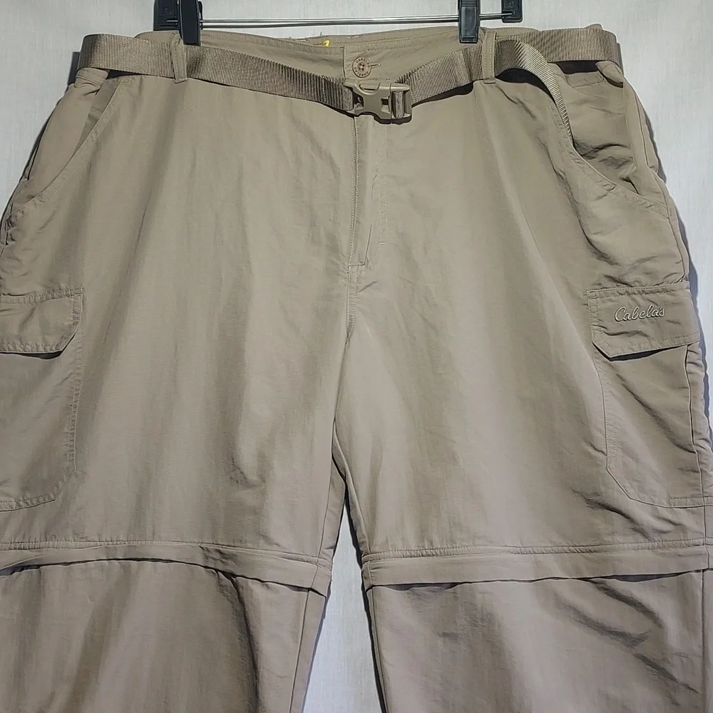 Cabelas Classic Fit Convertible Lightweight Quick Dry Hiking Pants Size‎ 48 X 30